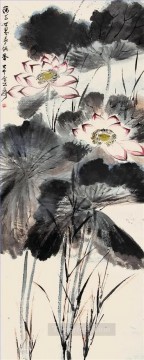 Chang dai chien ロータス 9 繁体字中国語 Oil Paintings